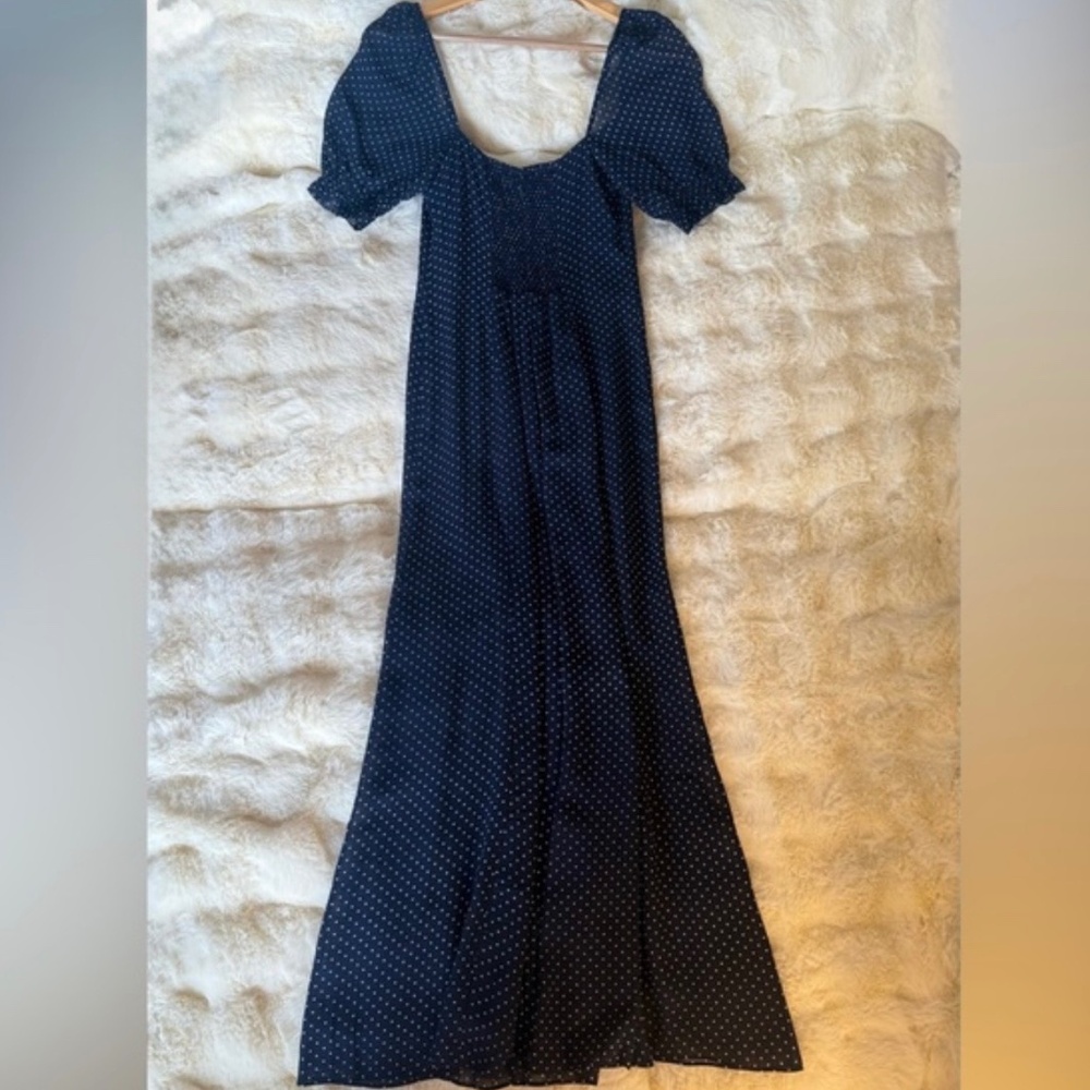 Reformation Gloria Dress In Button, brand new, never worn, no flaws.